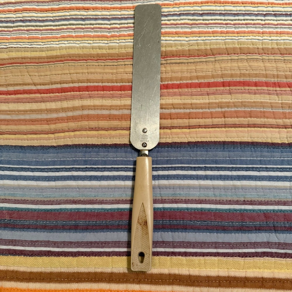 Vintage Ekco Stainless Steel‎ Offset Spatula Offset Icing Spreader USA